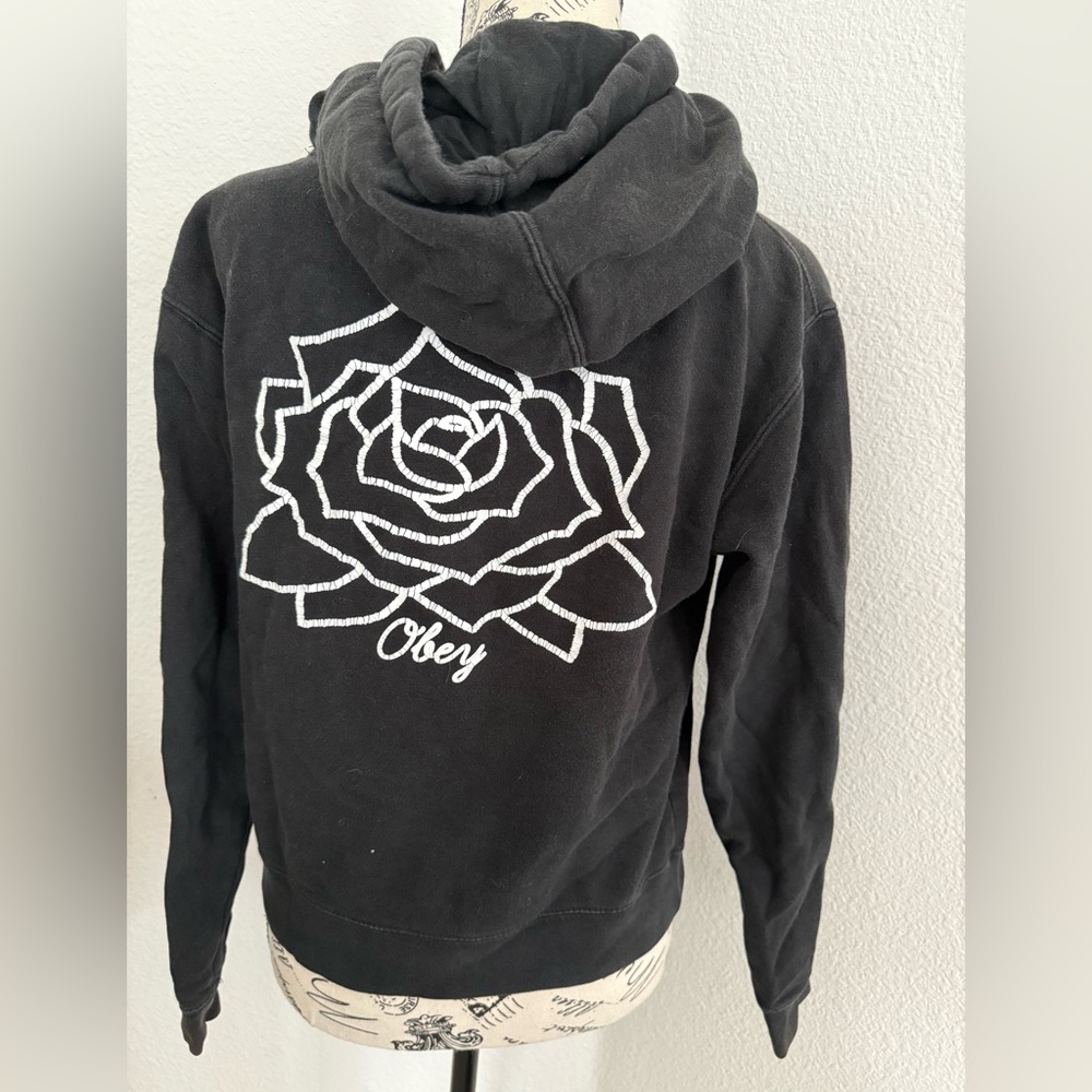 Obey Black Propaganda Hoodie